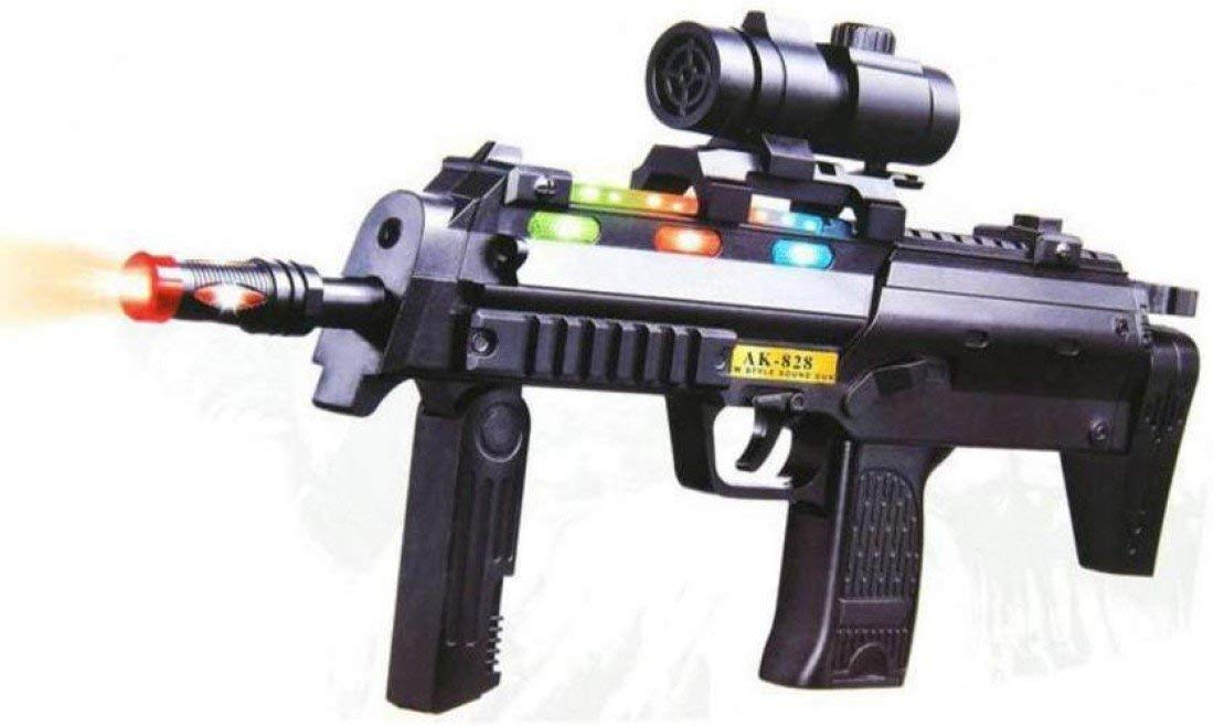 Havisha AK-828 Toy Gun - with Light and Sound | Toy Gun Set for